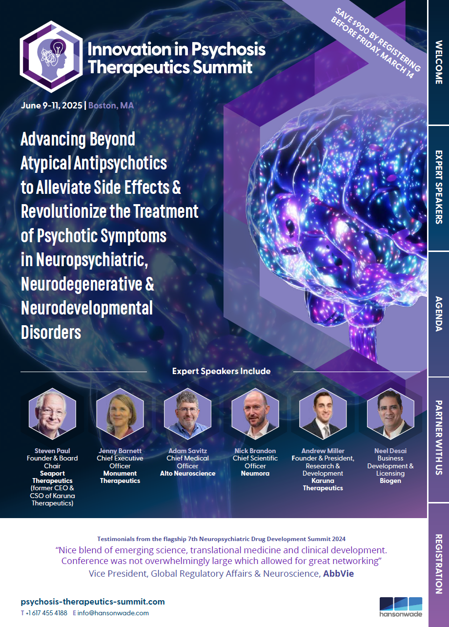 Innovation in Psychosis Therapeutics Summit